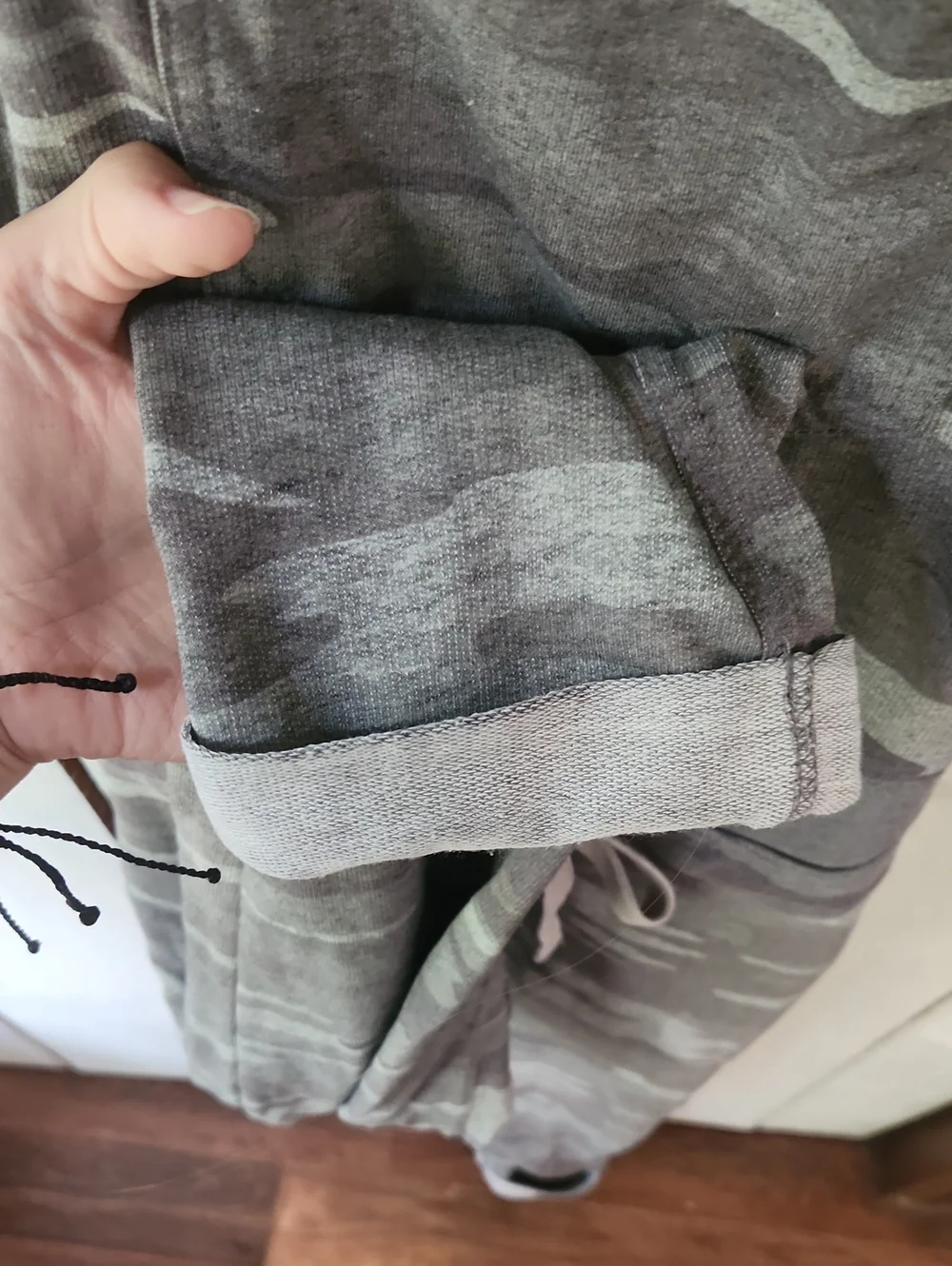 Z Supply Gray Knit Camo Overalls With Adjustable Straps Size Small (4-6)